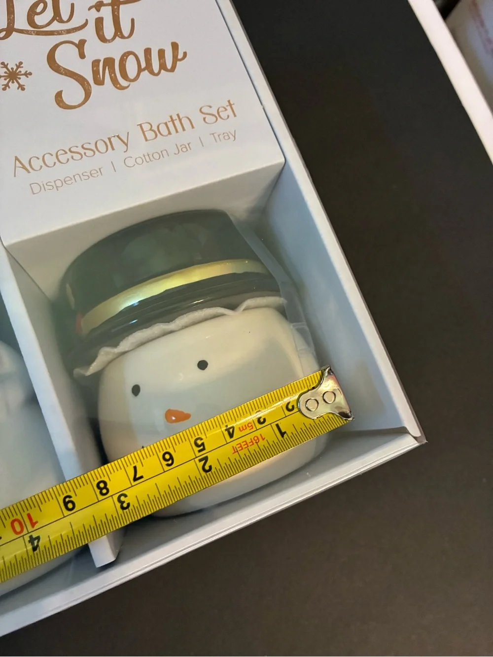 Snowman Bath accessories set